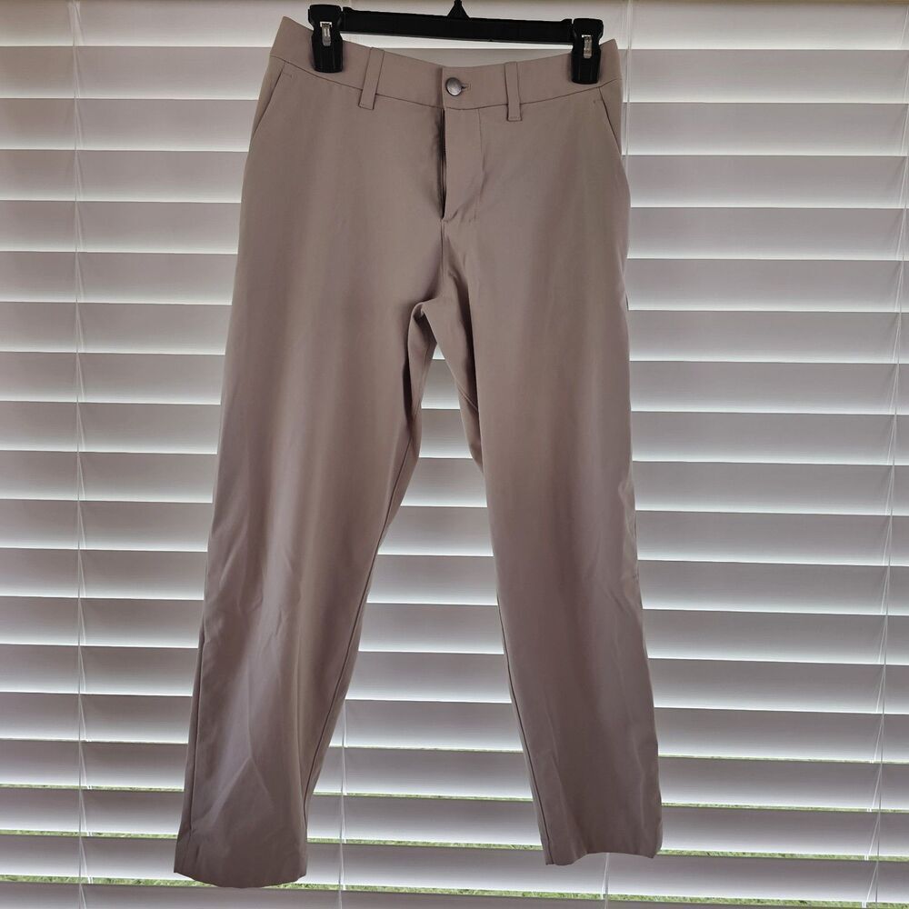 Lululemon Pants Mens Beige ABC Pant Classic Fit Performance Chino Mens Size 30